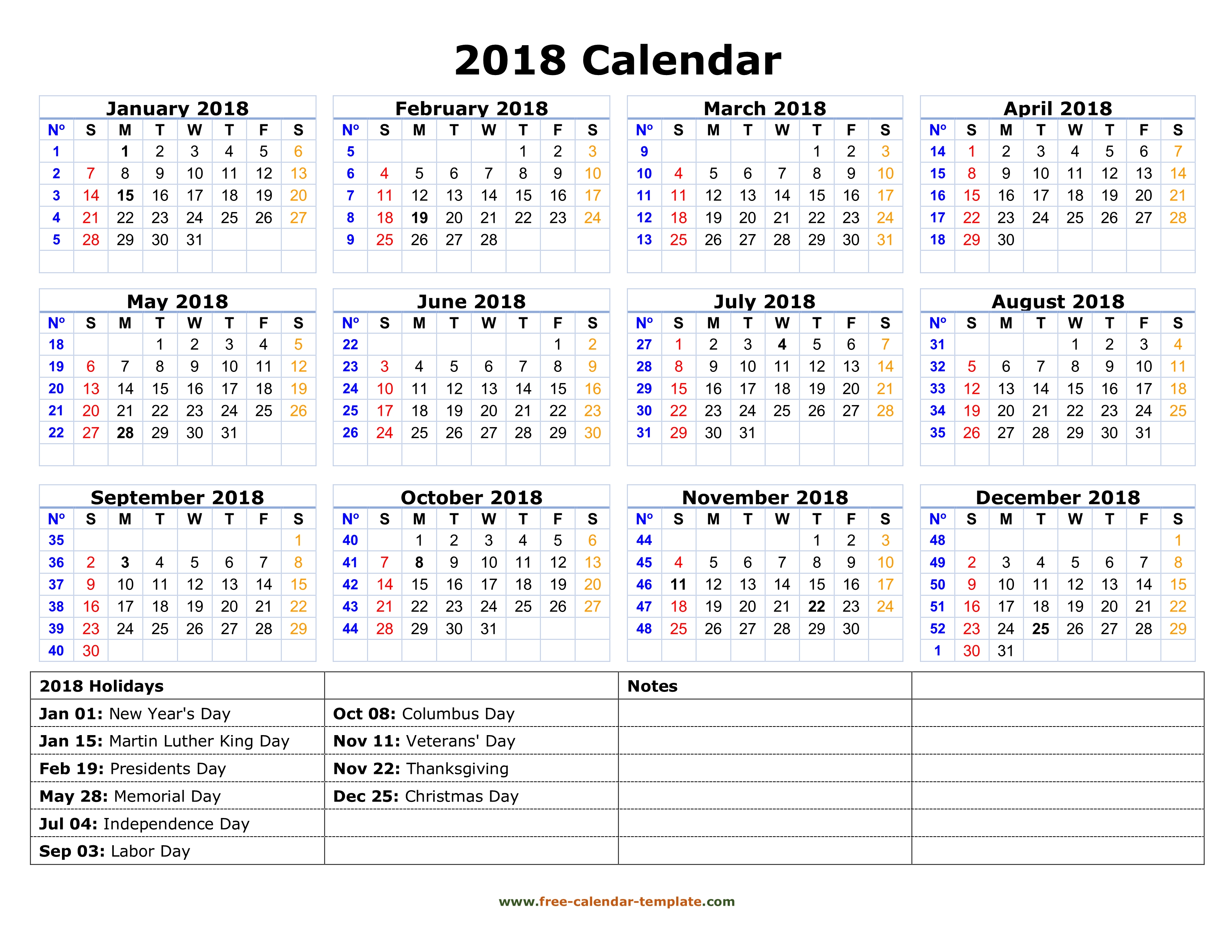 printable-yearly-calendar-2018-with-us-holidays-free-calendar