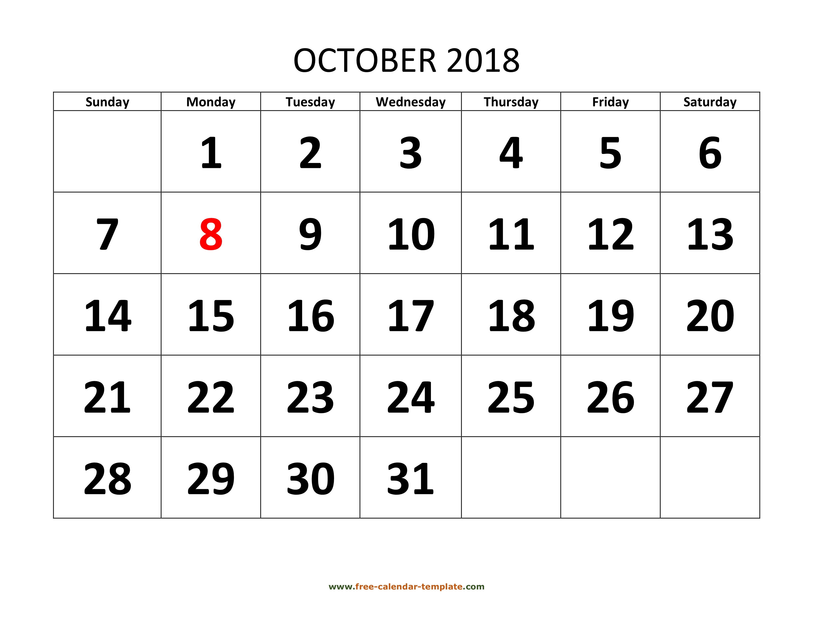 october-2018-calendar-template-editable-hq-printable-documents