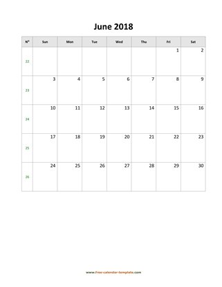 june 2018 calendar holidays vertical