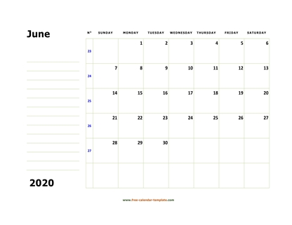 june 2020 calendar boxnotes horizontal