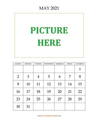 may 2021 calendar picture vertical