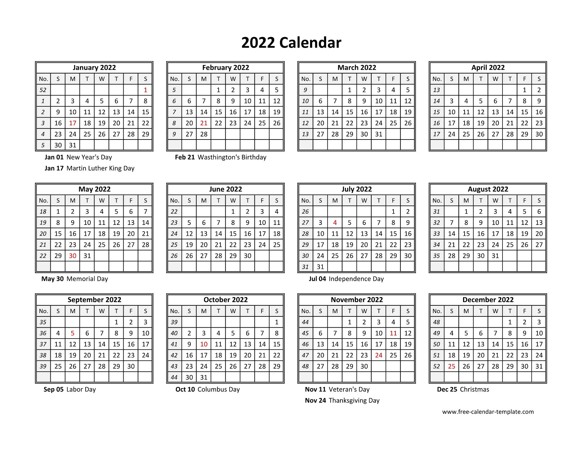 free-printable-2022-calendar-with-holidays-pdf-png-year-2022-calendar