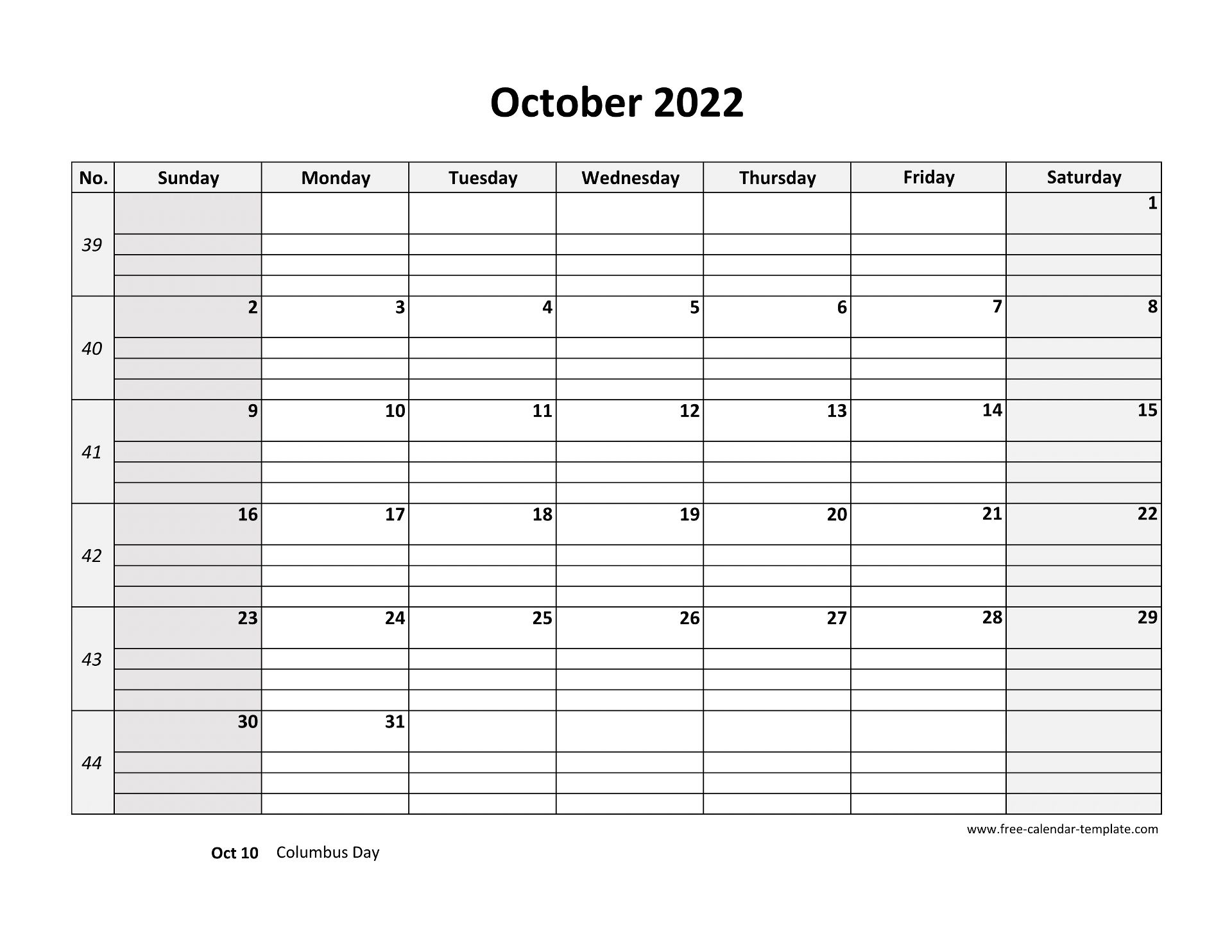 Free Printable Calendar 2023 Monthly With Lines