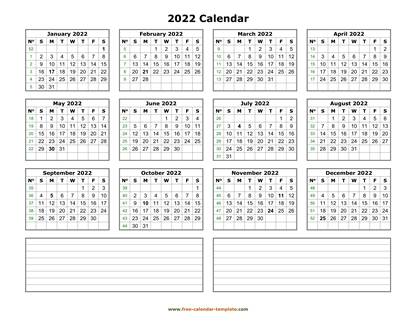 Featured image of post 2022 12 Month Calendar Printable