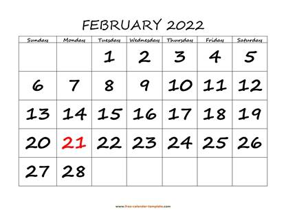 February, 2022