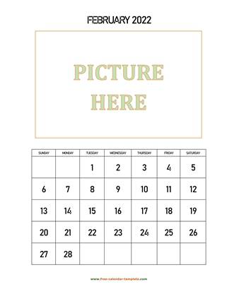 february 2022 calendar picture vertical
