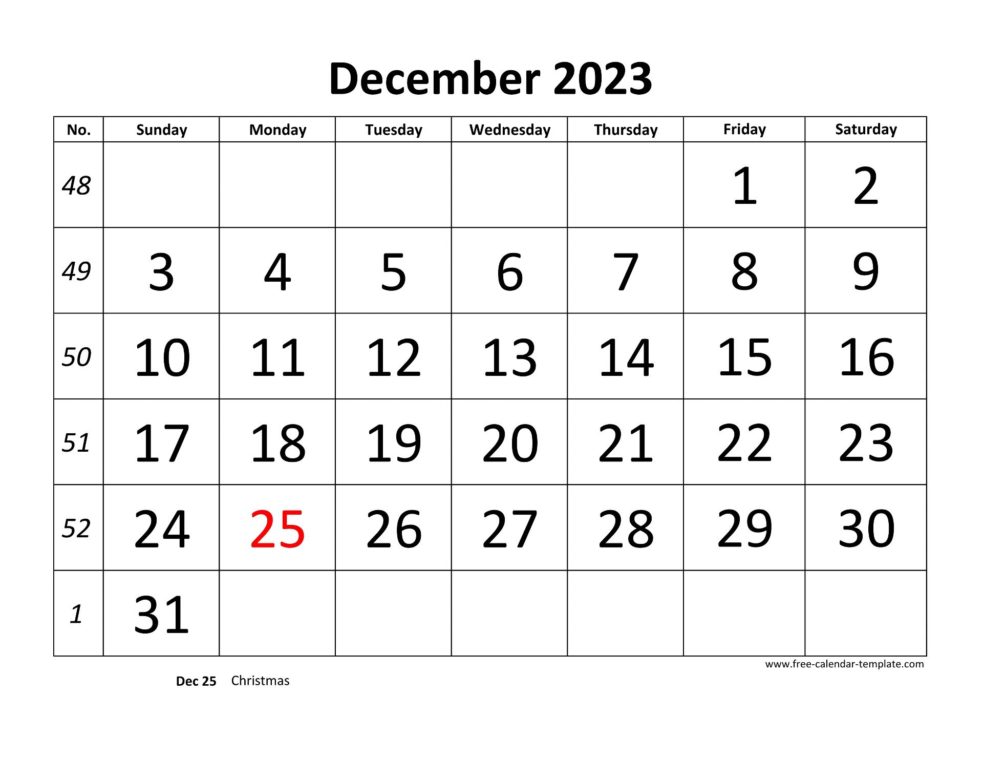 December 2023