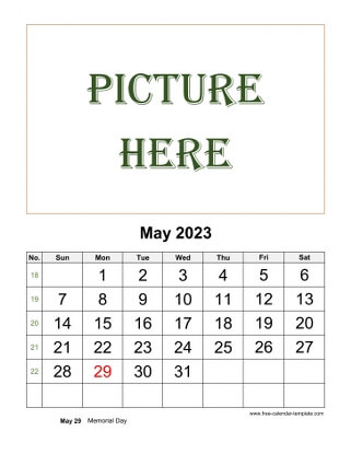 may 2023 calendar picture vertical