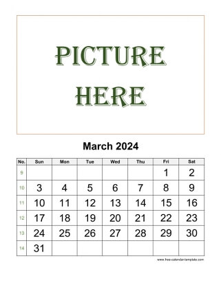 march 2024 calendar picture vertical