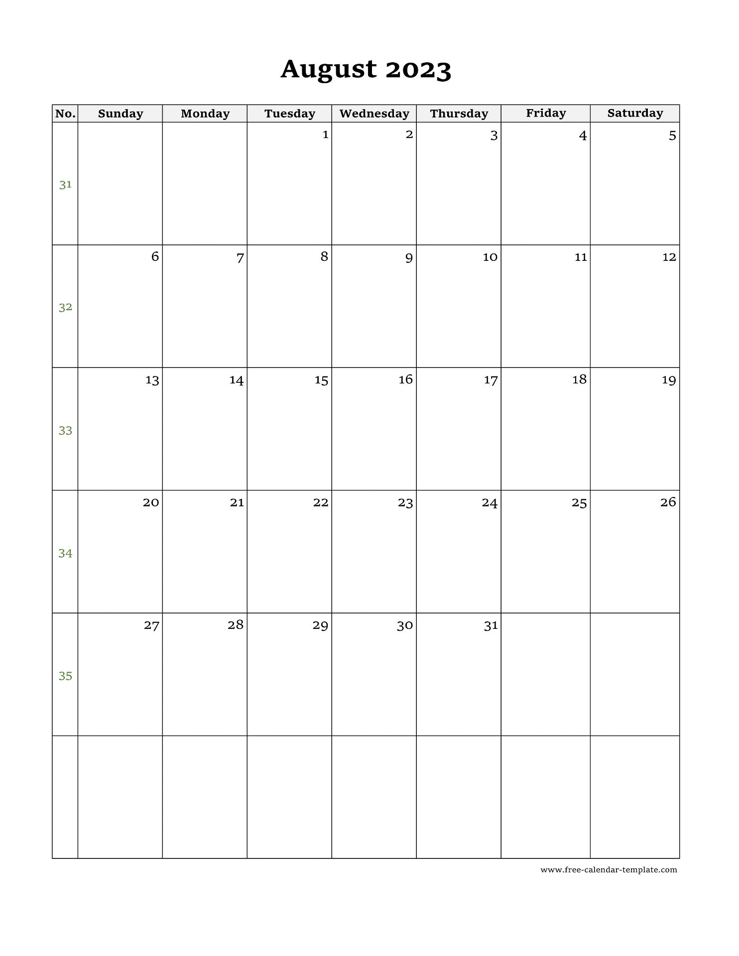 august-calendar-2023-simple-design-with-large-box-on-each-day-for-notes